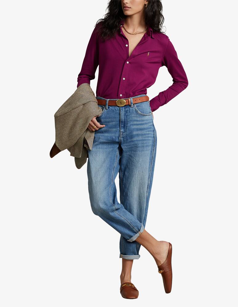 rinascente Polo Ralph Lauren Heidi skinny long sleeve shirt - Red