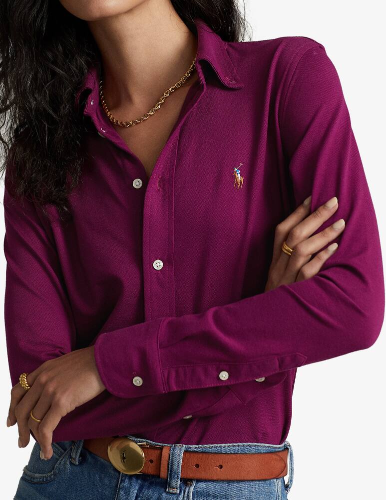 rinascente Polo Ralph Lauren Heidi skinny long sleeve shirt - Red