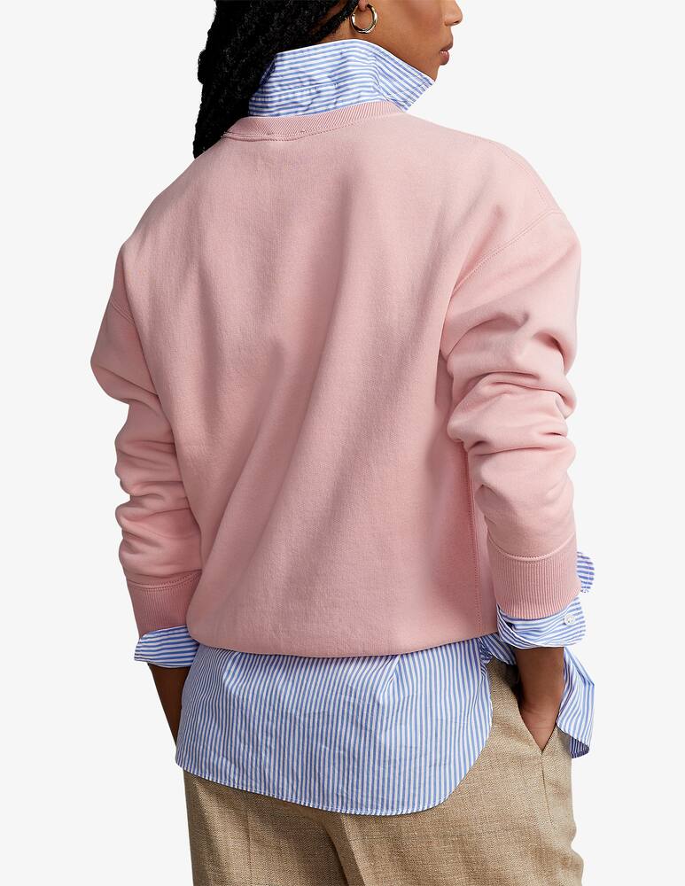 rinascente Polo Ralph Lauren Felpa girocollo a manica lunga - Rosa