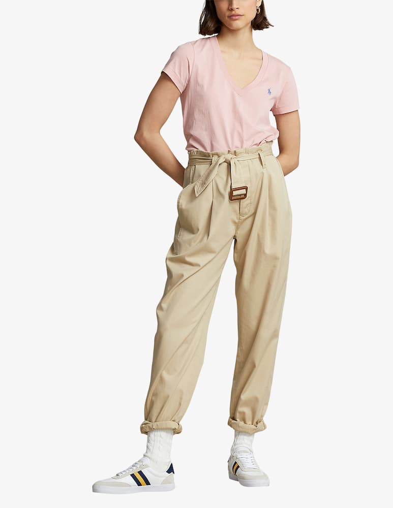 rinascente Polo Ralph Lauren T-shirt manica corta scollo a V - Rosa