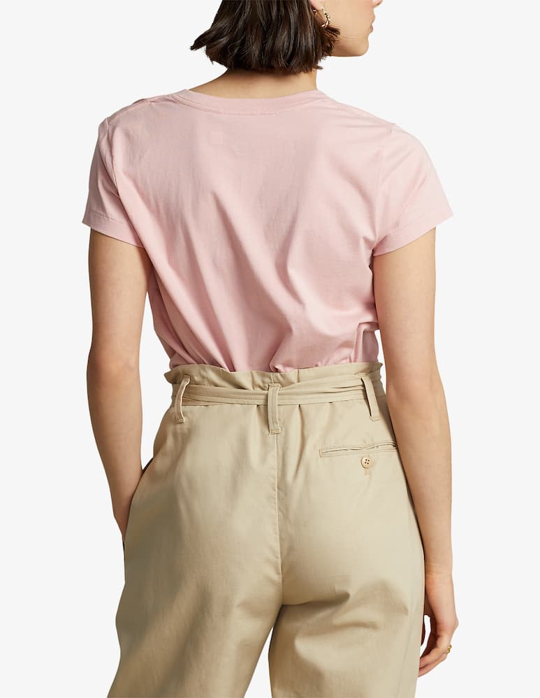 rinascente Polo Ralph Lauren T-shirt manica corta scollo a V - Rosa