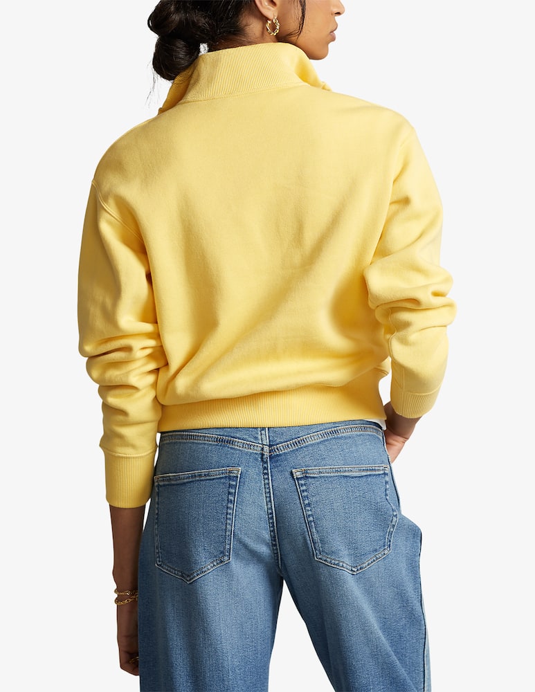 rinascente Polo Ralph Lauren Felpa a manica lunga mezza zip - Giallo