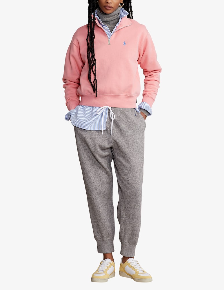 rinascente Polo Ralph Lauren Half zip long sleeve sweatshirt - Pink