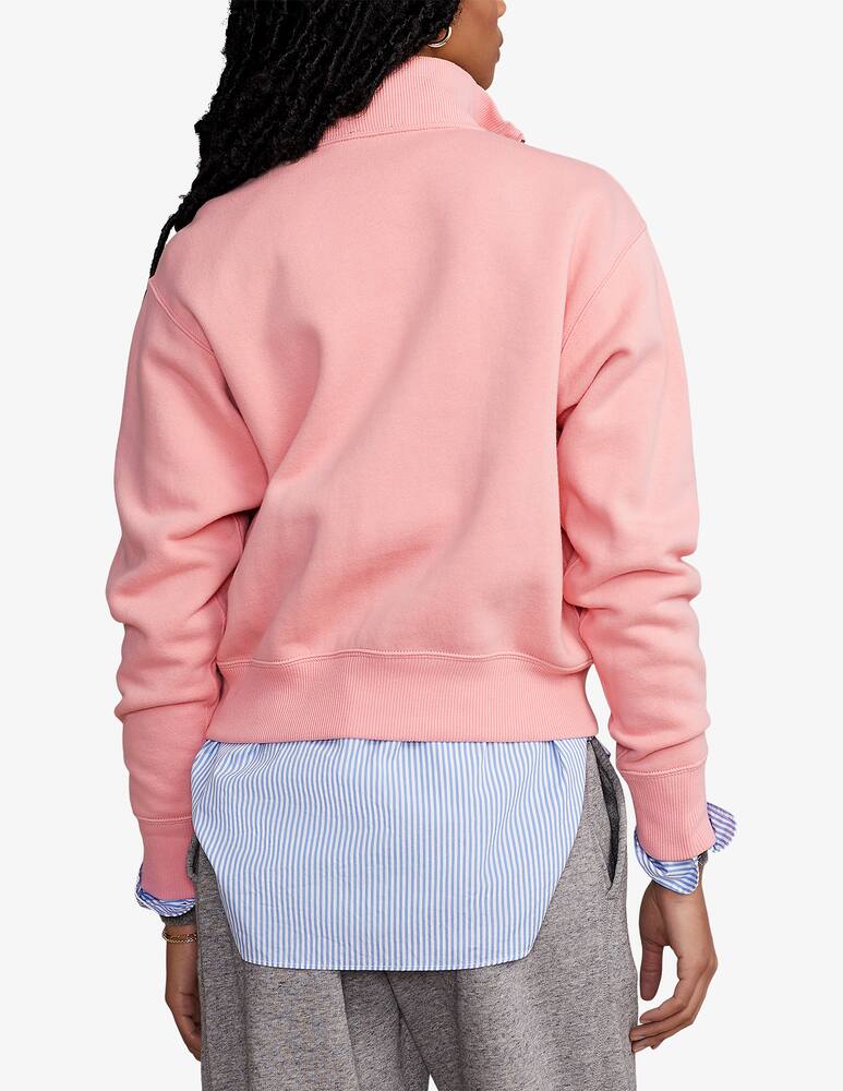 Polo Ralph Lauren Half zip long sleeve sweatshirt - Pink - picture 3