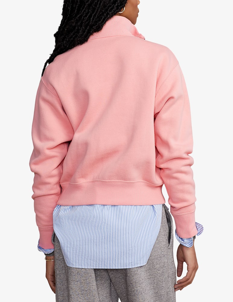 rinascente Polo Ralph Lauren Half zip long sleeve sweatshirt - Pink