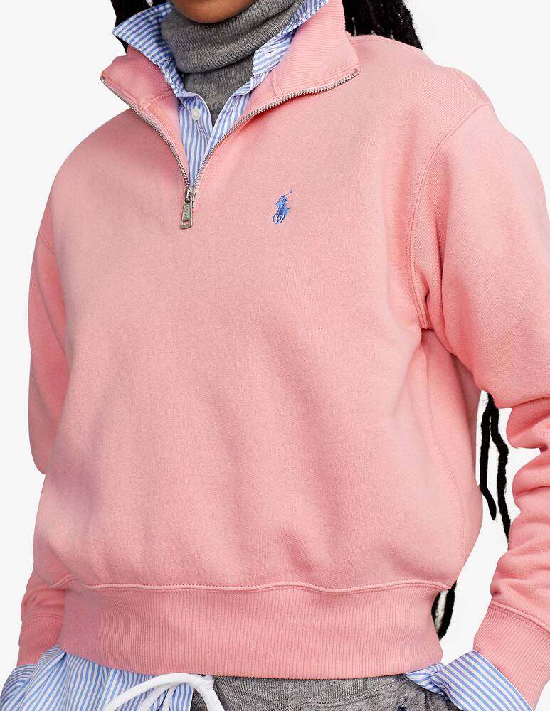 rinascente Polo Ralph Lauren Half zip long sleeve sweatshirt - Pink