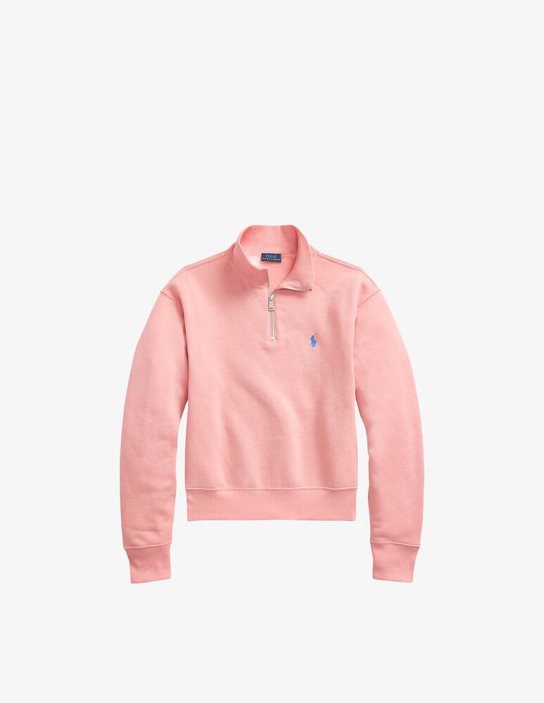 rinascente Polo Ralph Lauren Half zip long sleeve sweatshirt - Pink