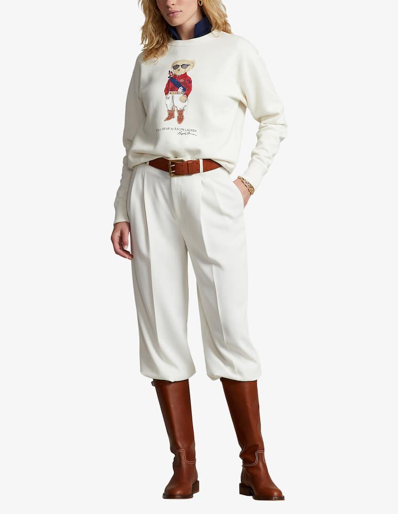 rinascente Polo Ralph Lauren Felpa a maniche lunghe Bear - Bianco