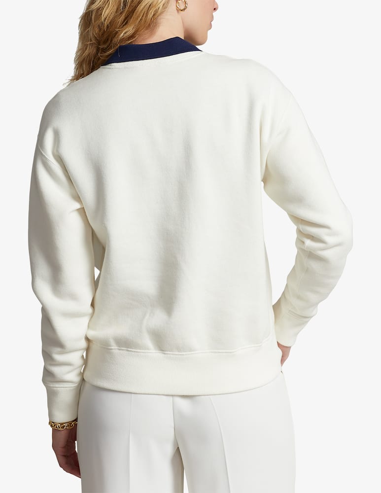 rinascente Polo Ralph Lauren Felpa a maniche lunghe Bear - Bianco