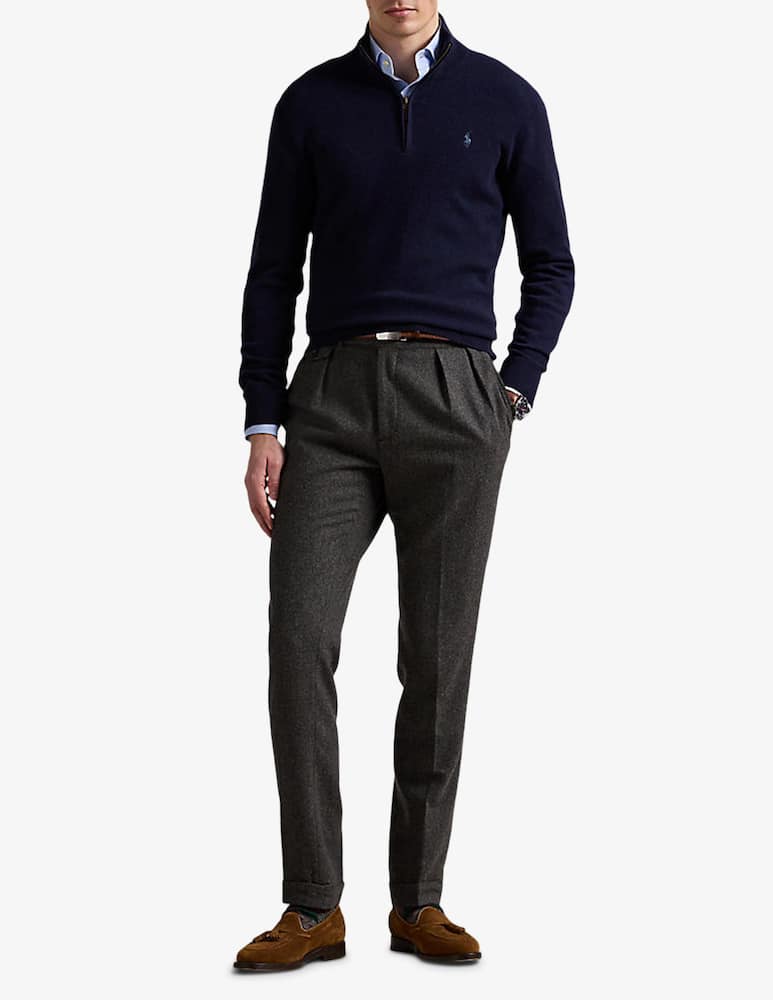 rinascente Polo Ralph Lauren Maglia mezza zip in lana loryelle pony