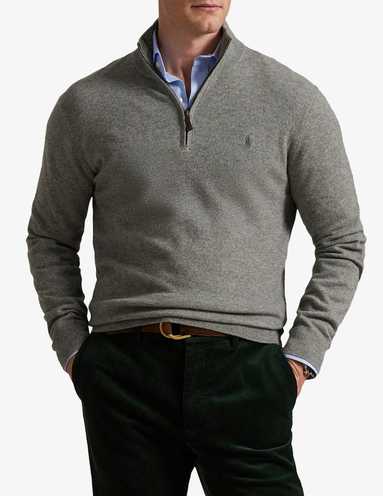 Polo Ralph Lauren Loryelle pony wool half zip jumper - picture 1 Polo Ralph Lauren Loryelle pony wool half zip jumper - picture 1