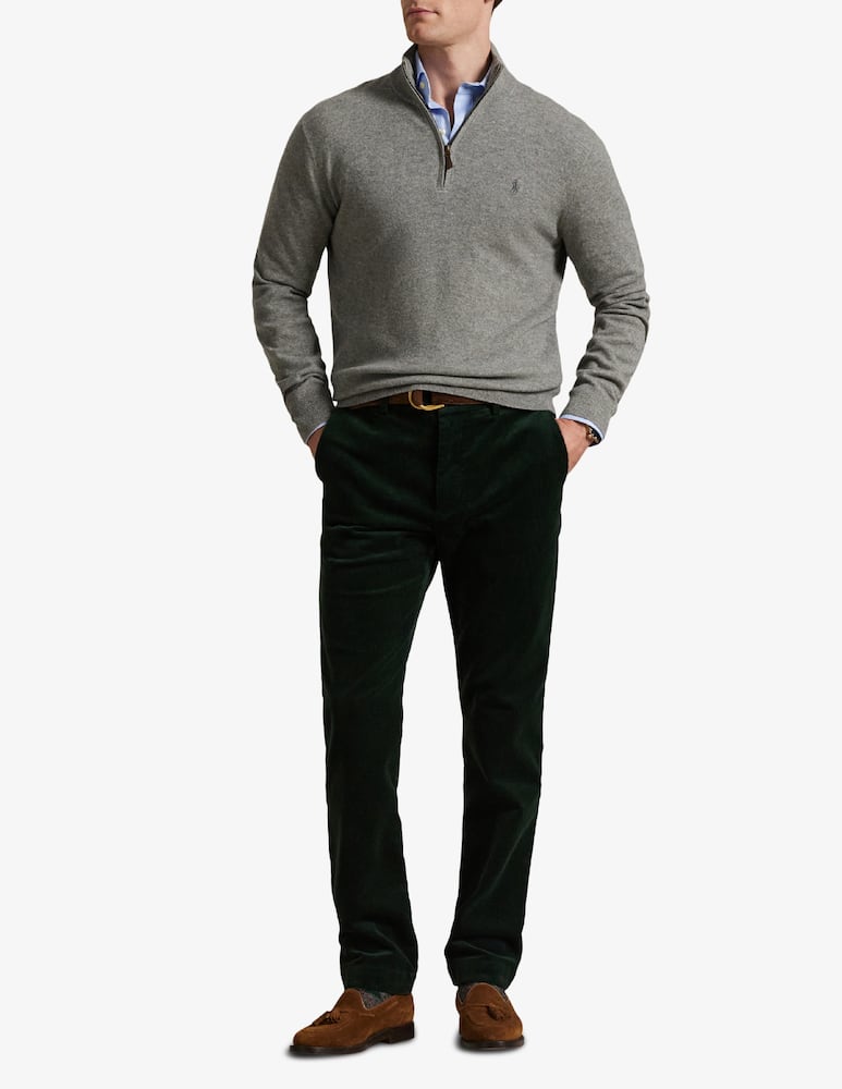 rinascente Polo Ralph Lauren Maglia mezza zip in lana loryelle pony