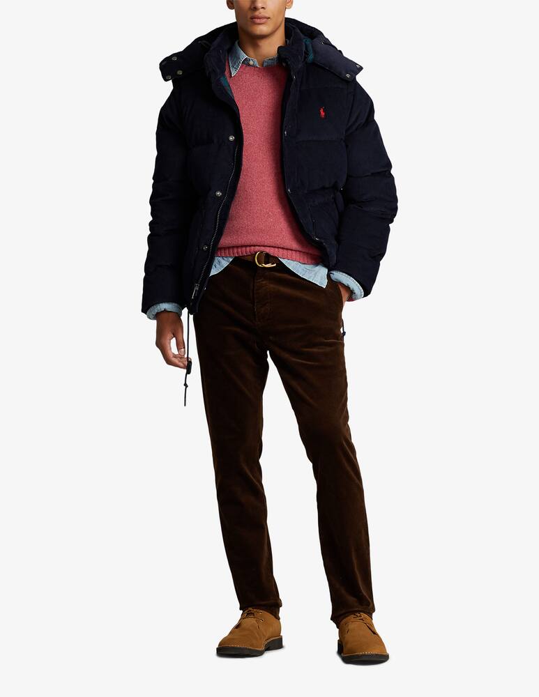 rinascente Polo Ralph Lauren Rem sleeve velvet coulder jacket - Blue