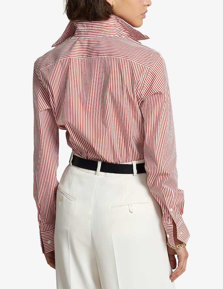 rinascente Polo Ralph Lauren Georgia slim long sleeve shirt - Pink