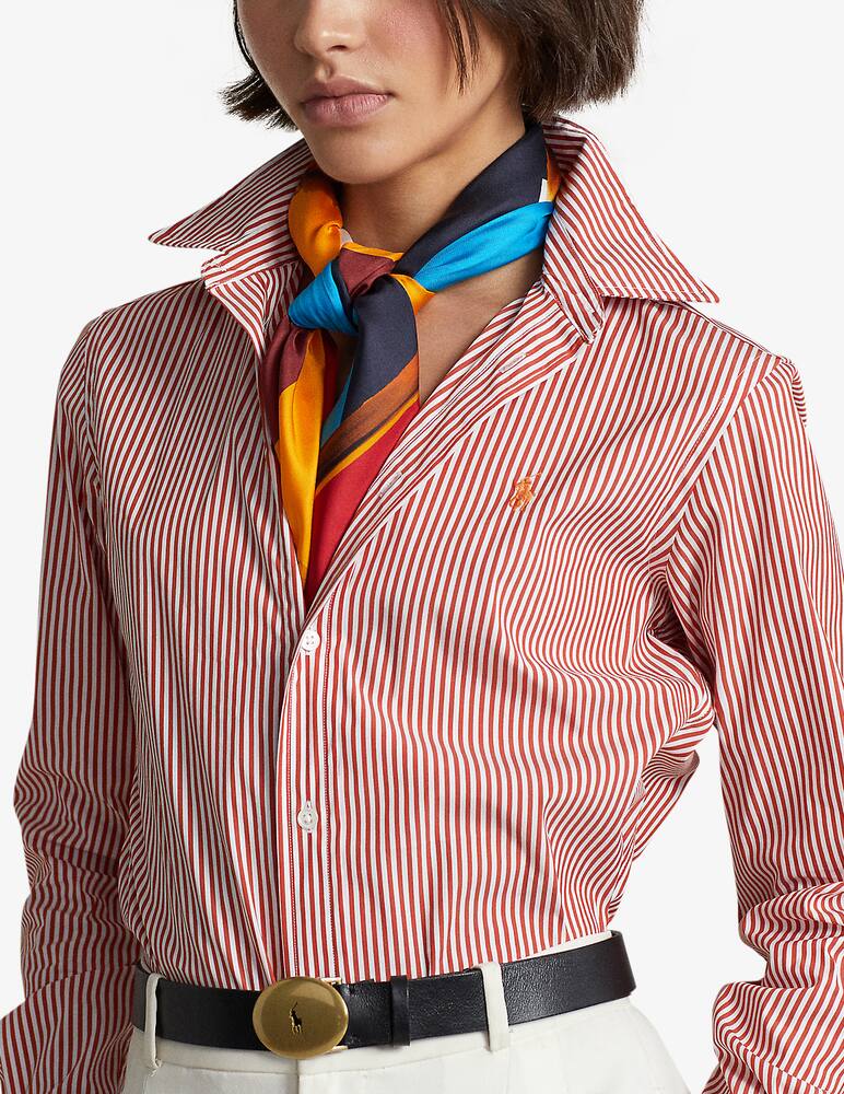 rinascente Polo Ralph Lauren Georgia slim long sleeve shirt - Pink