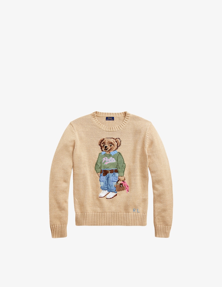 Polo Ralph Lauren Bear long sleeve pullover - Beige - picture 5 Polo Ralph Lauren Bear long sleeve pullover - Beige - picture 5
