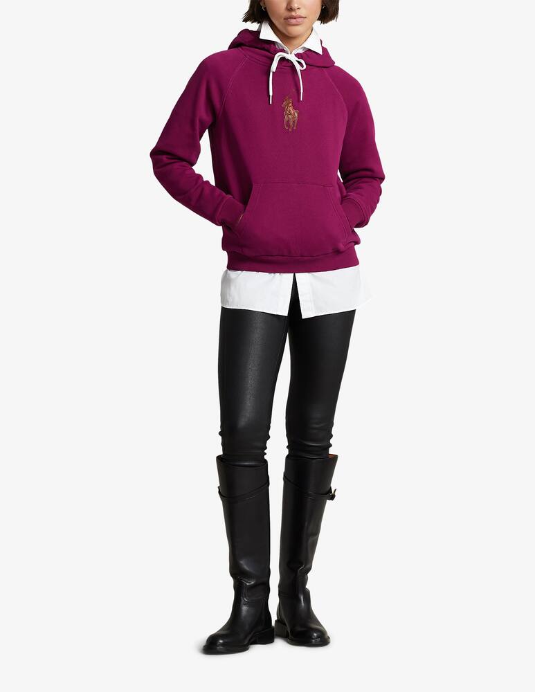 rinascente Polo Ralph Lauren Hoodie with logo  - Red