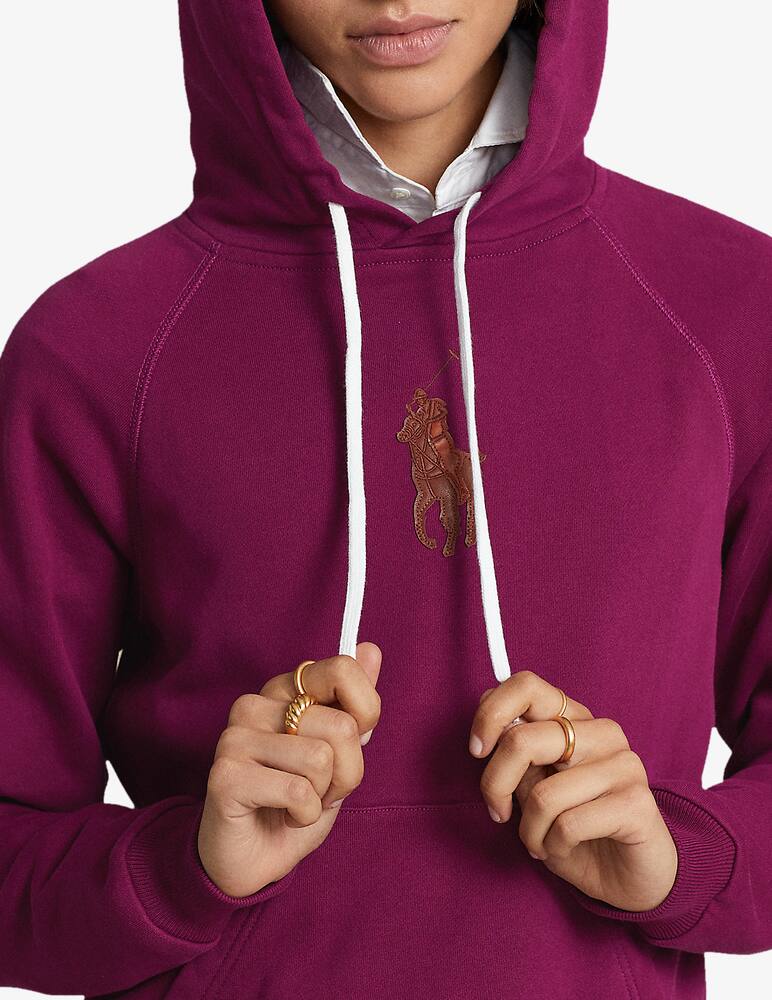 rinascente Polo Ralph Lauren Hoodie with logo  - Red