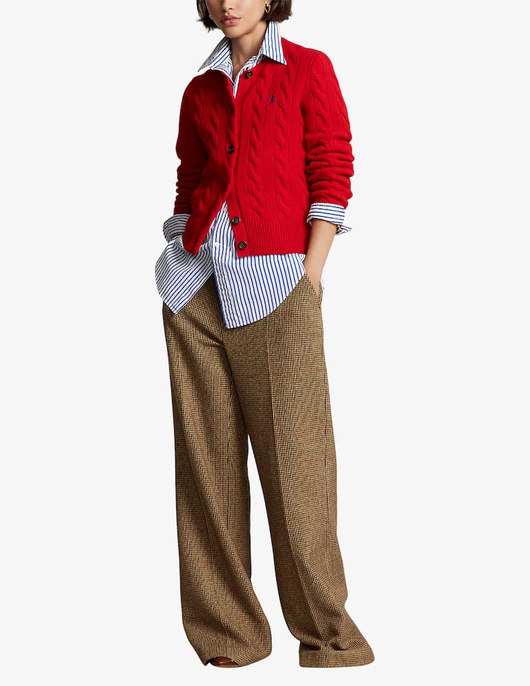 rinascente Polo Ralph Lauren Long sleeve cardigan - Red