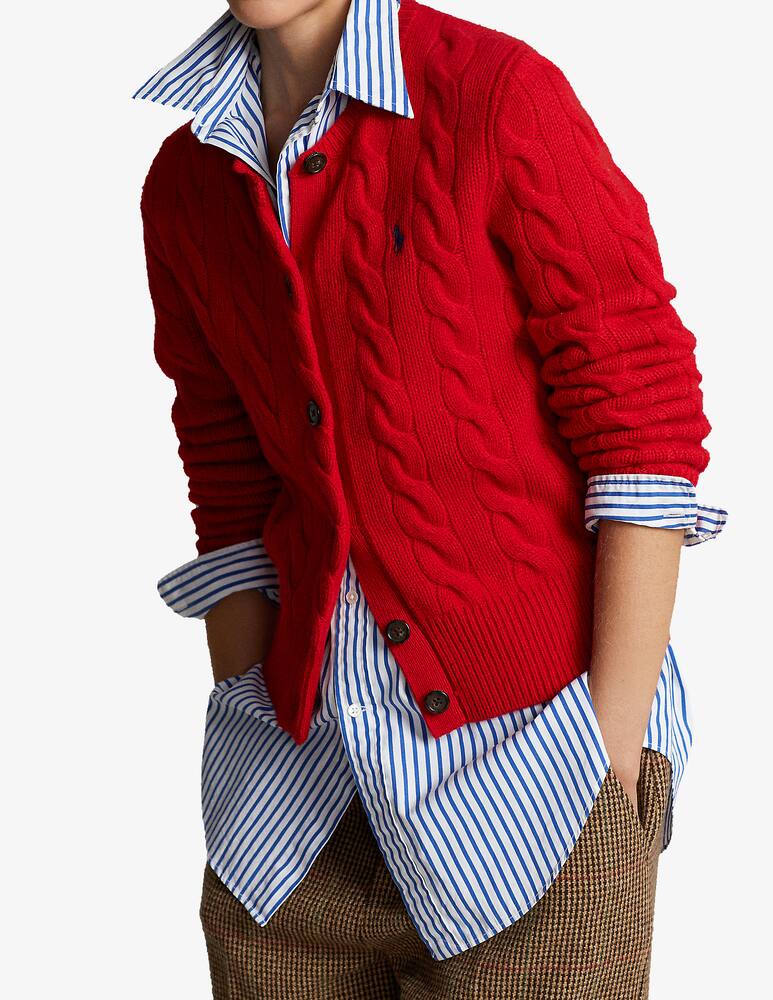 rinascente Polo Ralph Lauren Long sleeve cardigan - Red