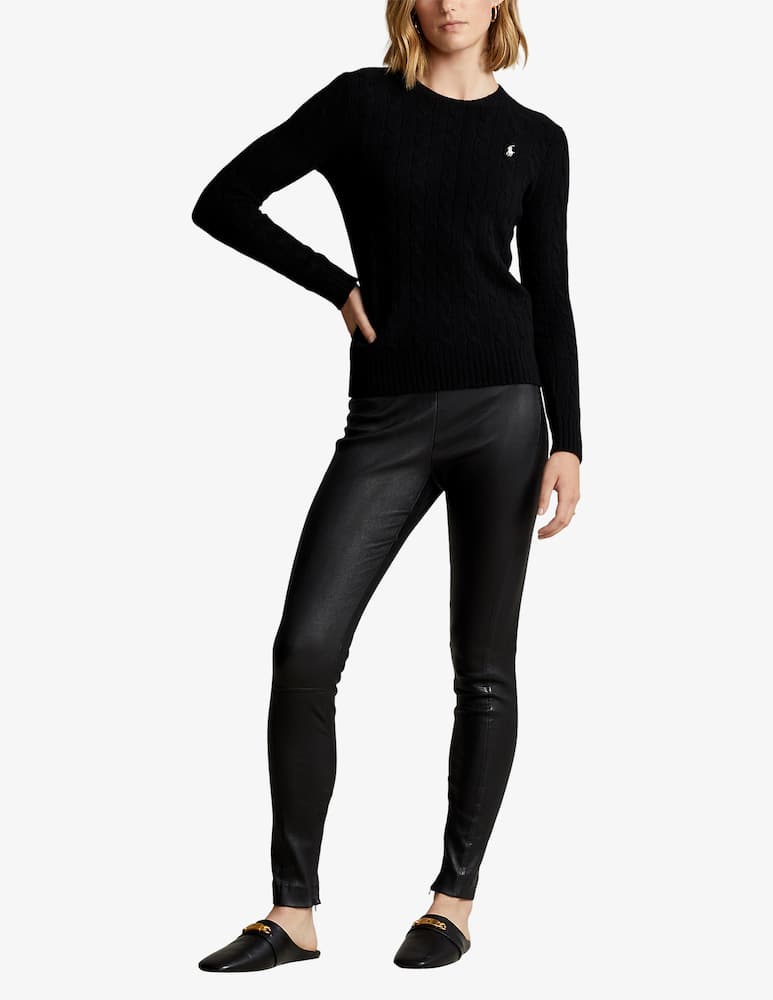 rinascente Polo Ralph Lauren Julianna long sleeve pullover - Black