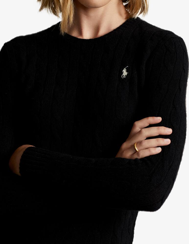 rinascente Polo Ralph Lauren Julianna long sleeve pullover - Black