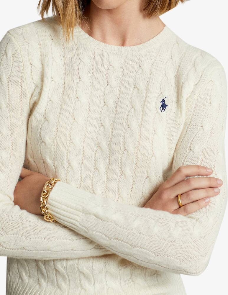 rinascente Polo Ralph Lauren Julianna long sleeve pullover - White