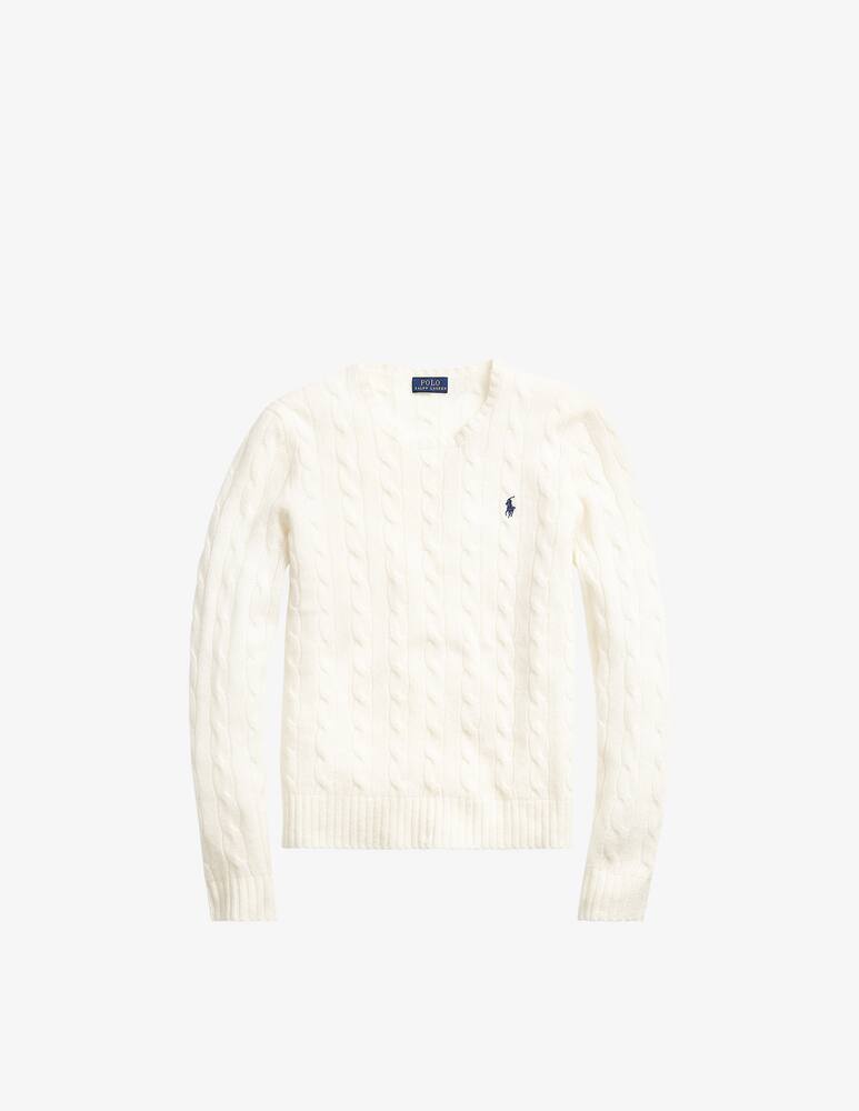 rinascente Polo Ralph Lauren Julianna long sleeve pullover - White