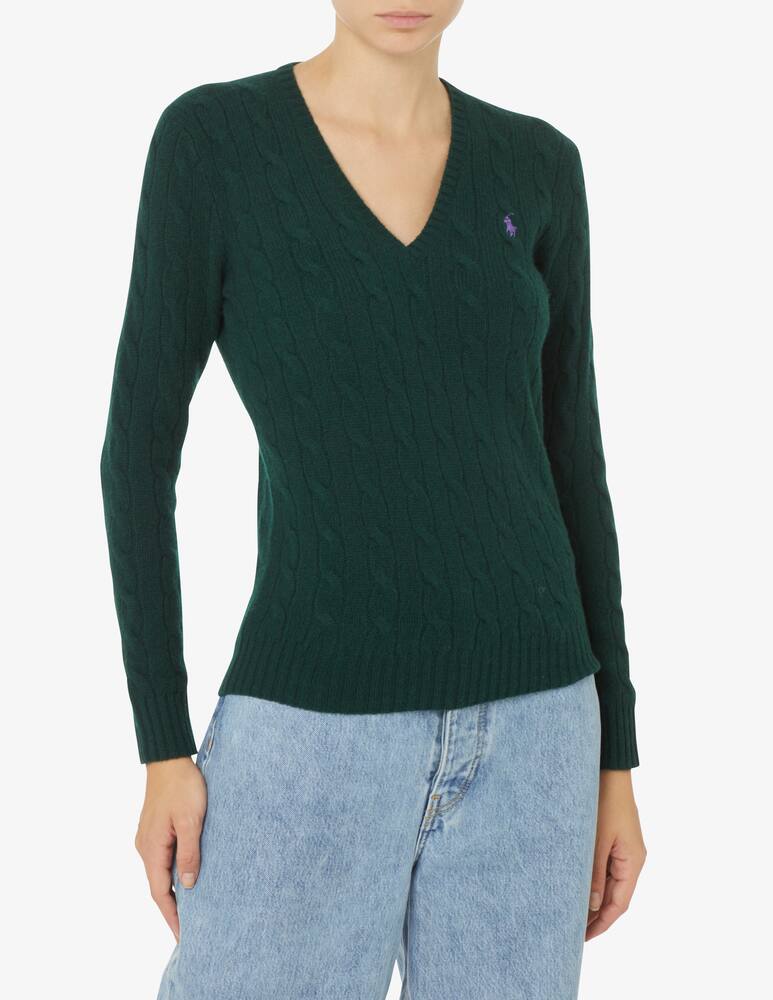 Polo Ralph Lauren Maglione in lana Kimberly - Verde - immagine 1