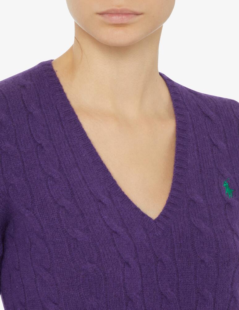 rinascente Polo Ralph Lauren Kimberly wool jumper - Violet