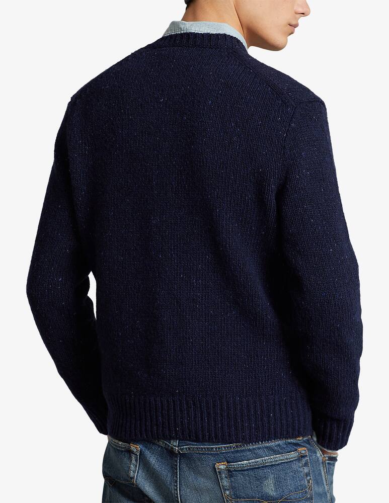 rinascente Polo Ralph Lauren Wool crewneck logo sweater - Blue