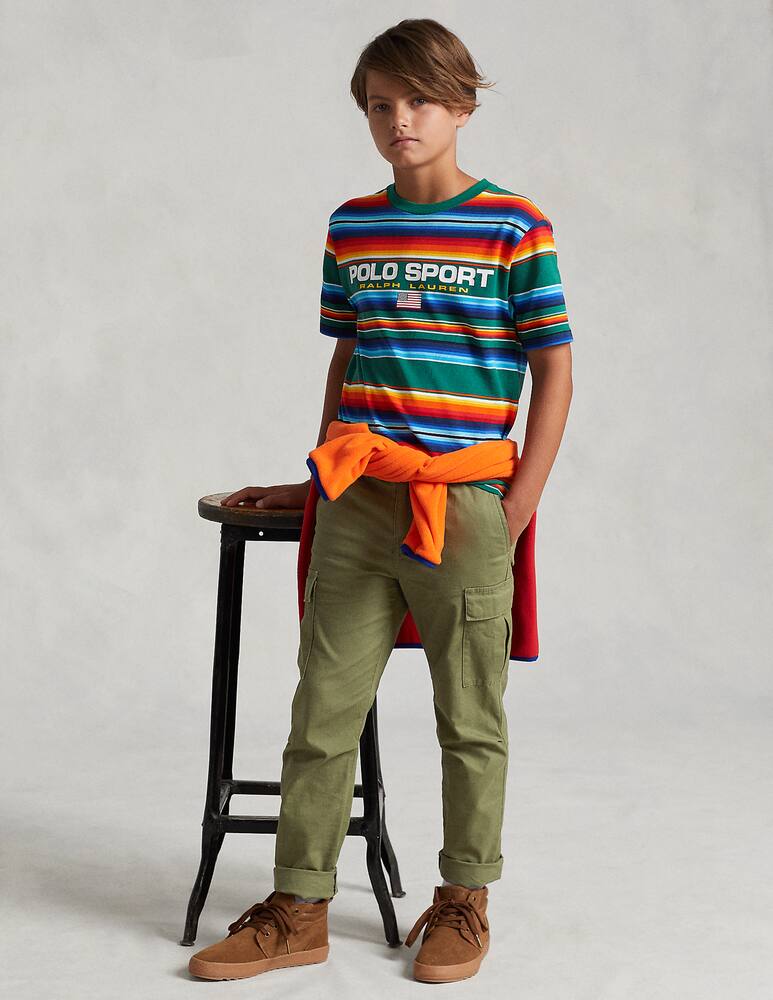 rinascente Polo Ralph Lauren Pantaloni cargo in chino stretch - Oliva