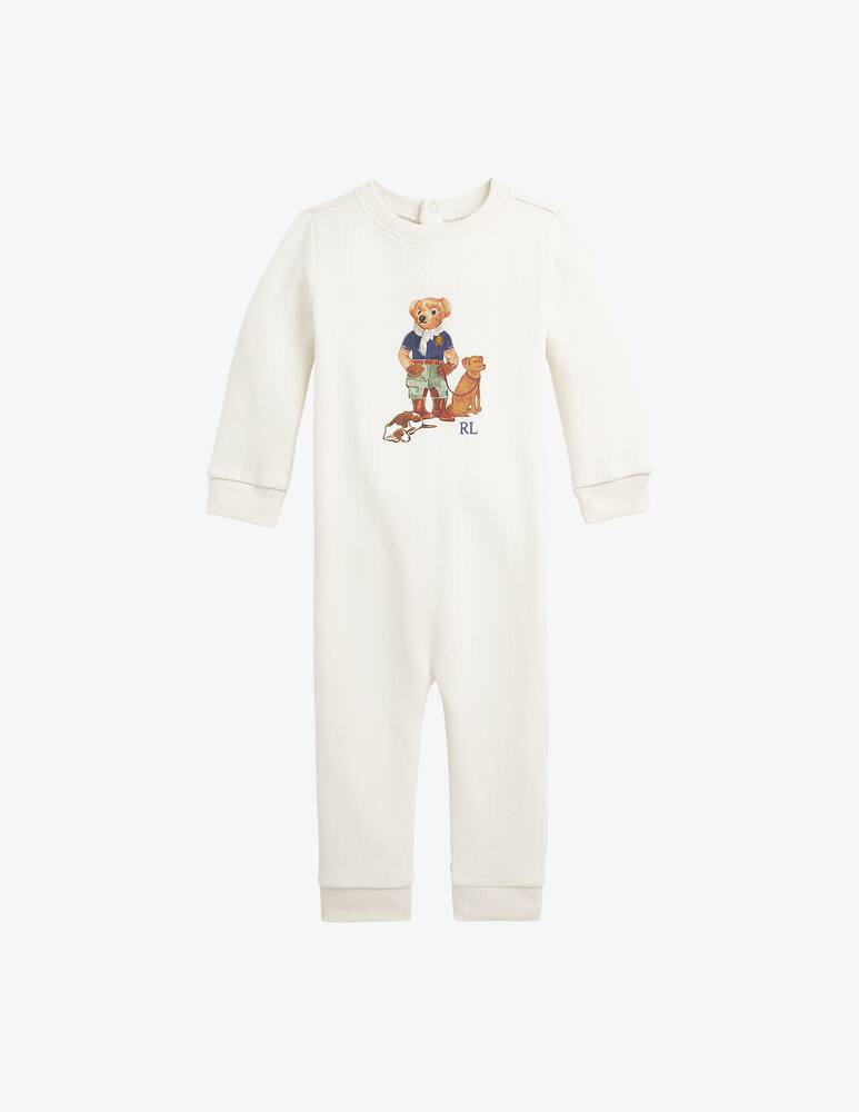 Polo Ralph Lauren Tutina in felpa polo bear - Bianco - immagine 1 Polo Ralph Lauren Tutina in felpa polo bear - Bianco - immagine 1
