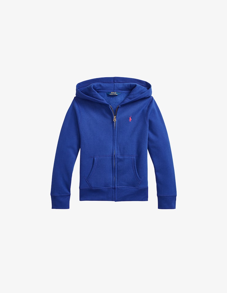 Polo Ralph Lauren Cotton hoodie with zip - Blue - picture 1 Polo Ralph Lauren Cotton hoodie with zip - Blue - picture 1