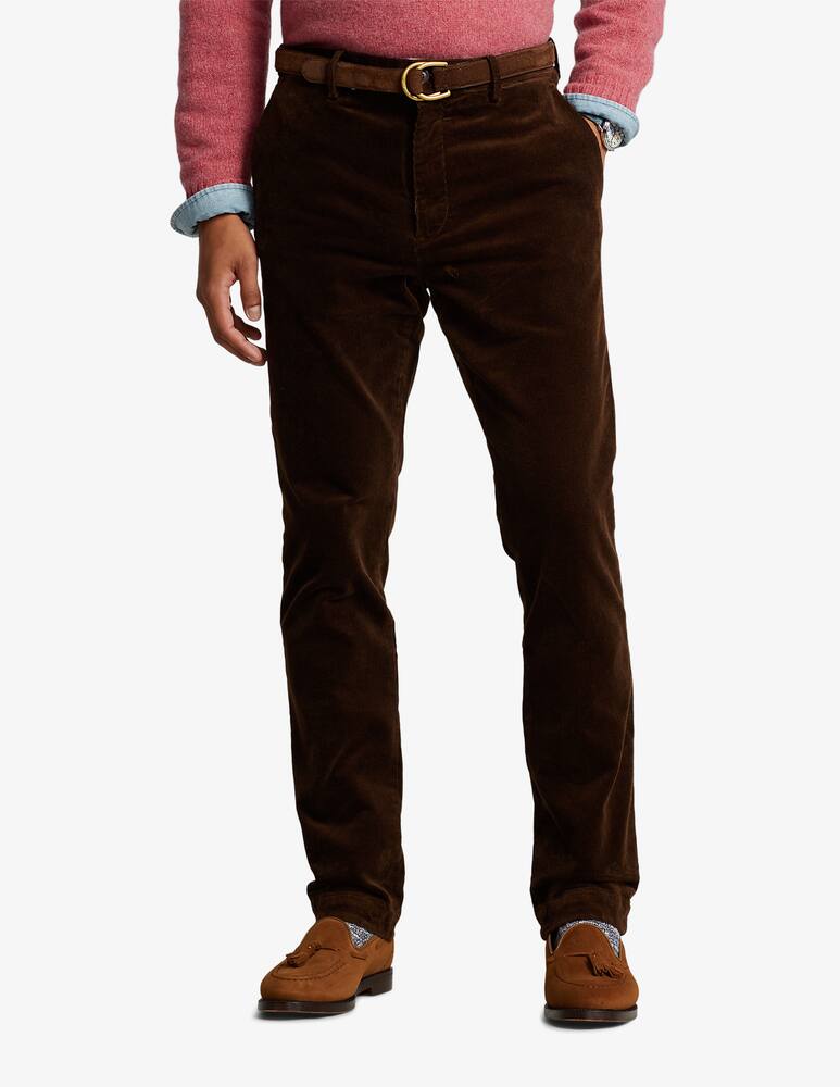 rinascente Polo Ralph Lauren Pants chino flat velvet - Brown