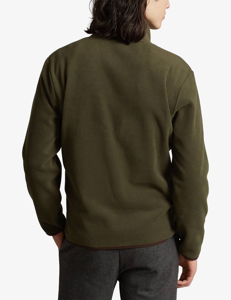 rinascente Polo Ralph Lauren Felpa pile orsetto - Oliva