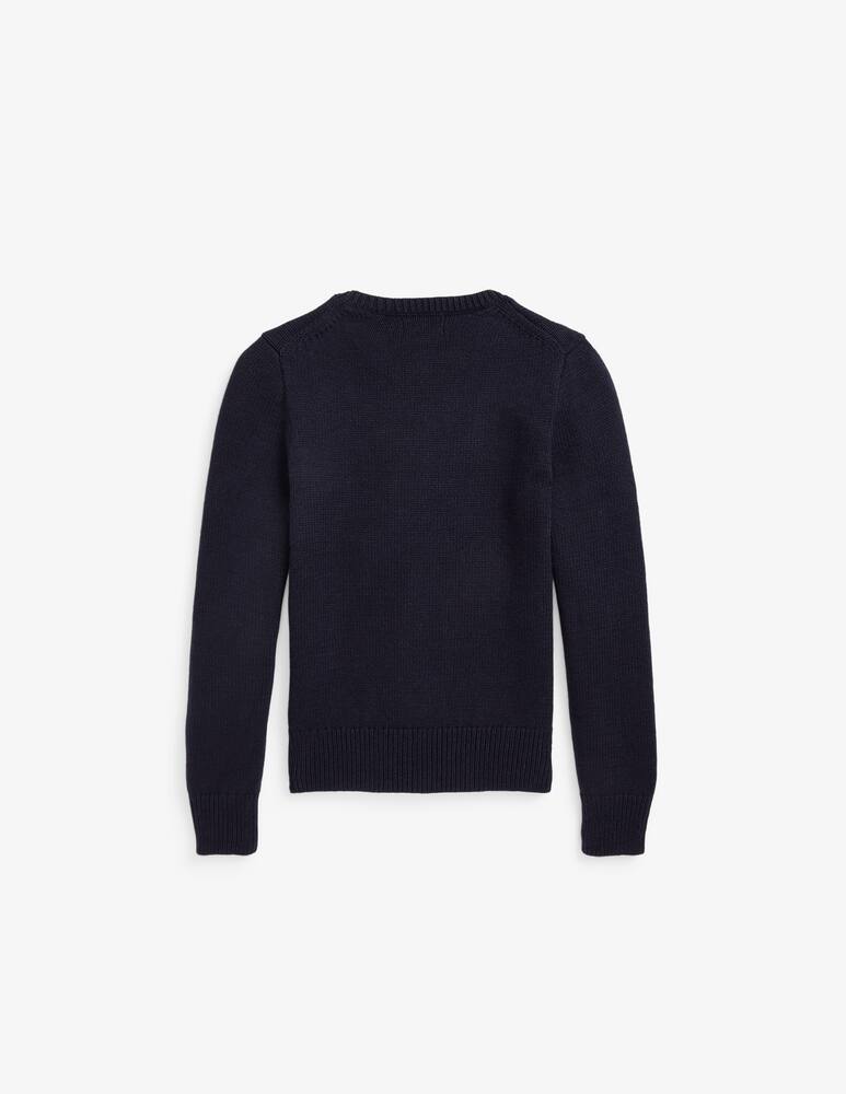 rinascente Polo Ralph Lauren Polo bear cotton blend sweater - Blue