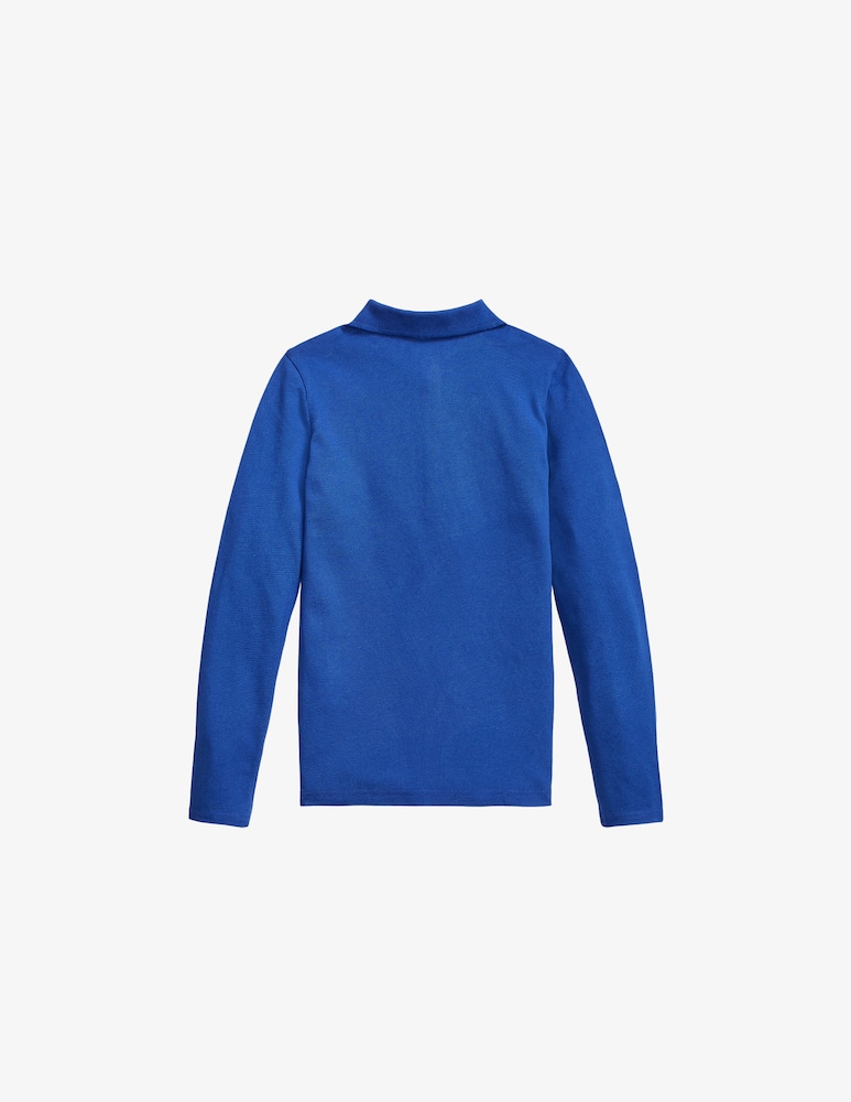 rinascente Polo Ralph Lauren Polo in piqué a manica lunga - Azzurro