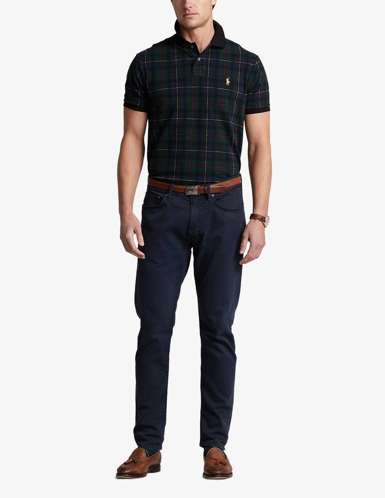 rinascente Polo Ralph Lauren Polo manica corta tartan - Nero