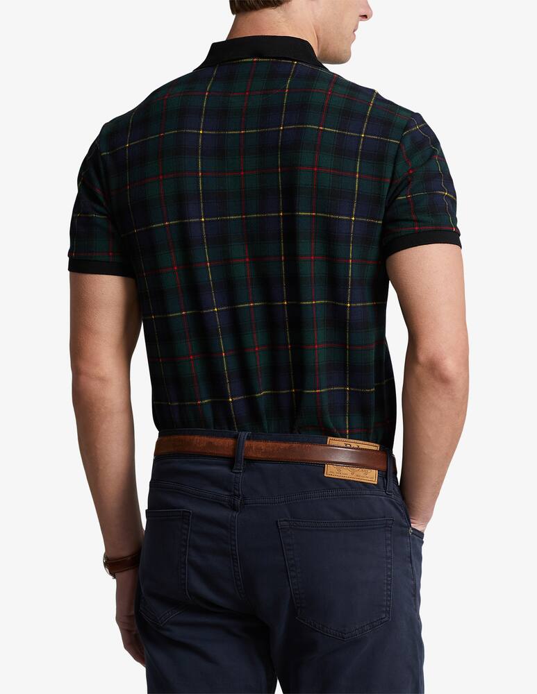 rinascente Polo Ralph Lauren Polo manica corta tartan - Nero