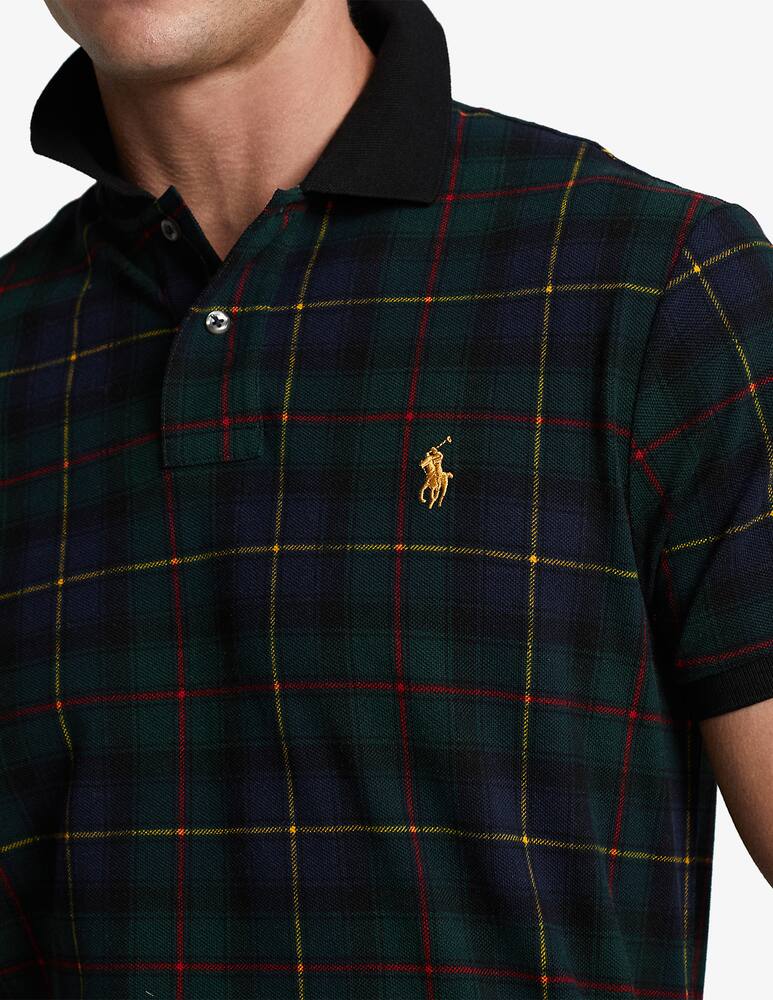 rinascente Polo Ralph Lauren Polo manica corta tartan - Nero