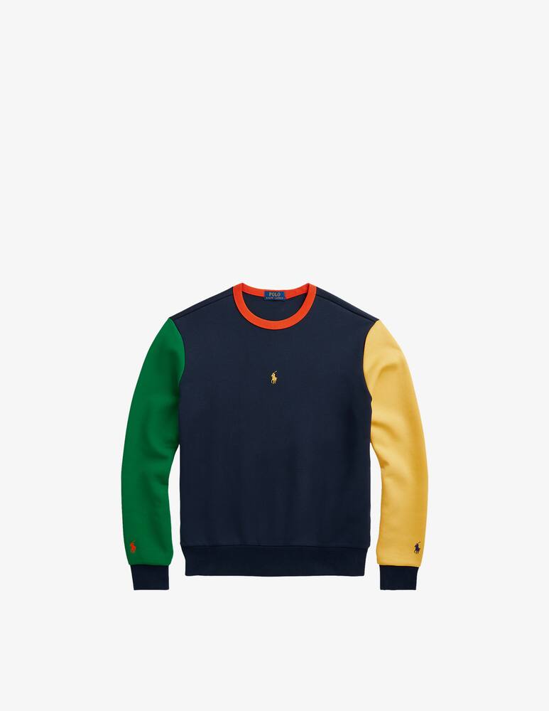 Polo Ralph Lauren Double knit tech color block sweater - Multicolor - picture 5 Polo Ralph Lauren Double knit tech color block sweater - Multicolor - picture 5