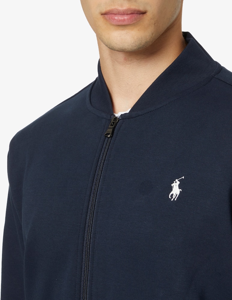 rinascente Polo Ralph Lauren Double knit tech zip sweater - Blue