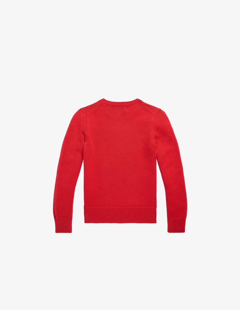 rinascente Polo Ralph Lauren Polo bear cotton and wool sweater - Red