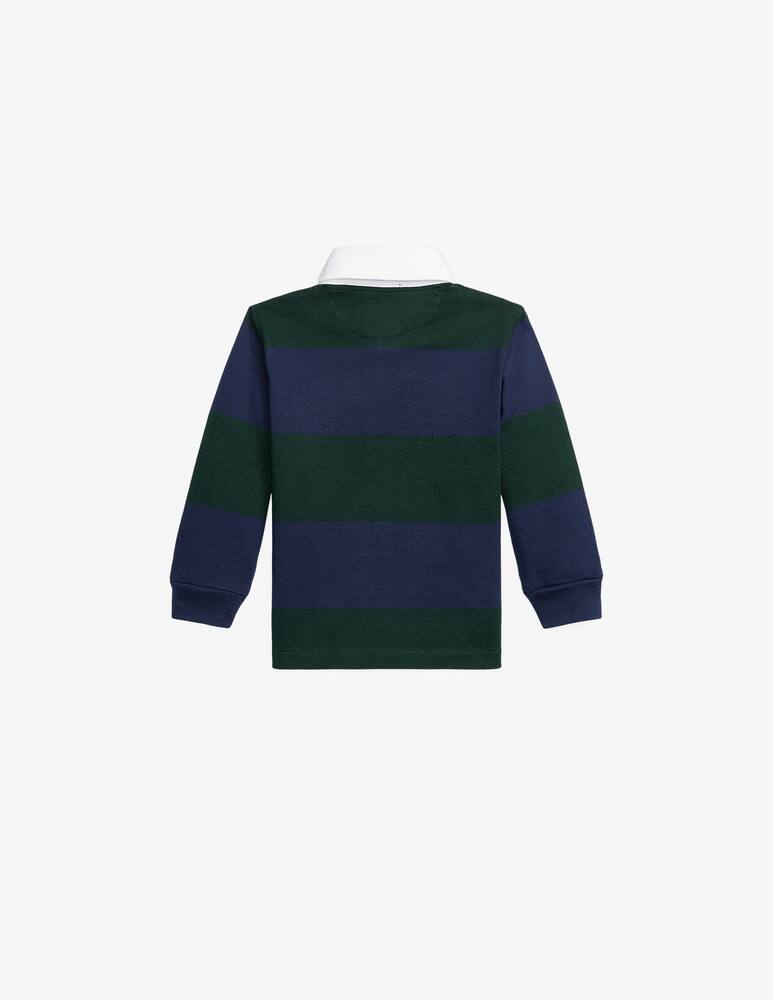 rinascente Polo Ralph Lauren Striped jersey rugby shirt - Blue