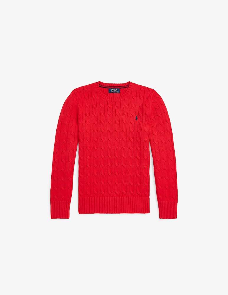 Polo Ralph Lauren Maglia in cotone a trecce - immagine 1 Polo Ralph Lauren Maglia in cotone a trecce - immagine 1