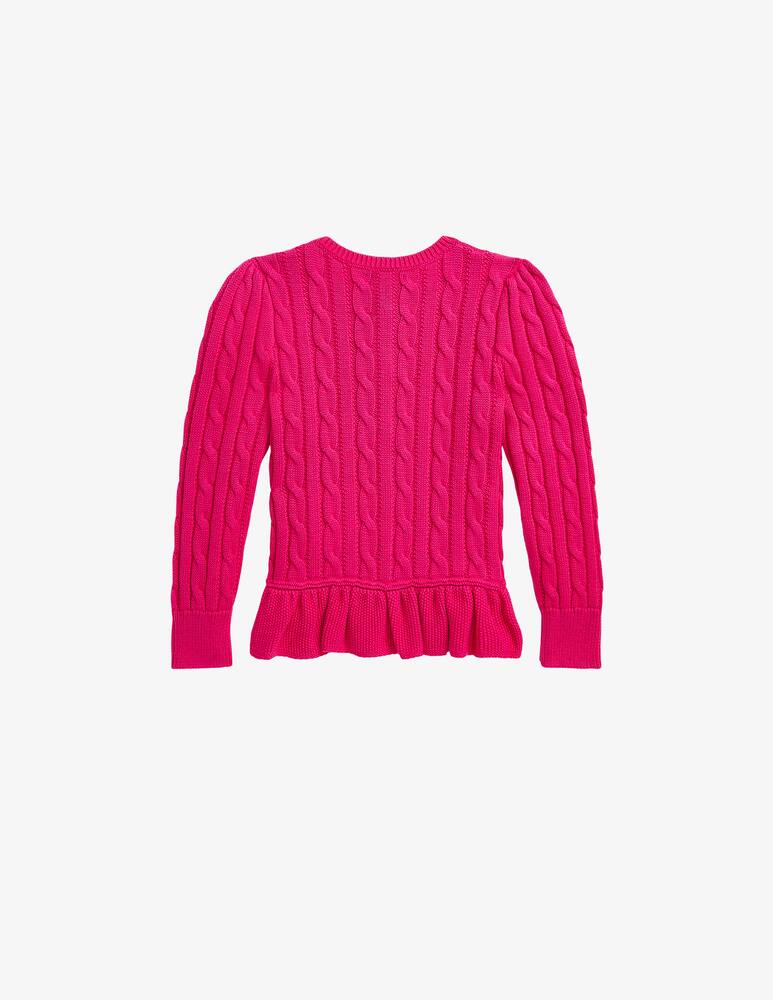 rinascente Polo Ralph Lauren Cardigan in cotone a trecce - Rosa