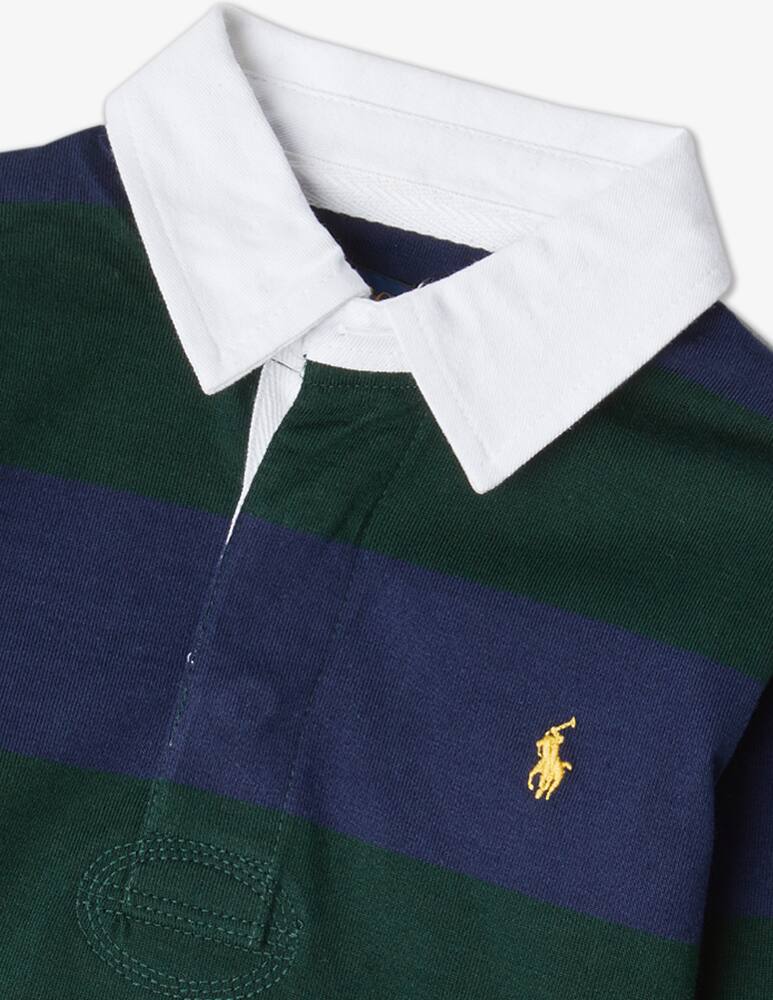 rinascente Polo Ralph Lauren Striped cotton jersey rugby shirt - Green