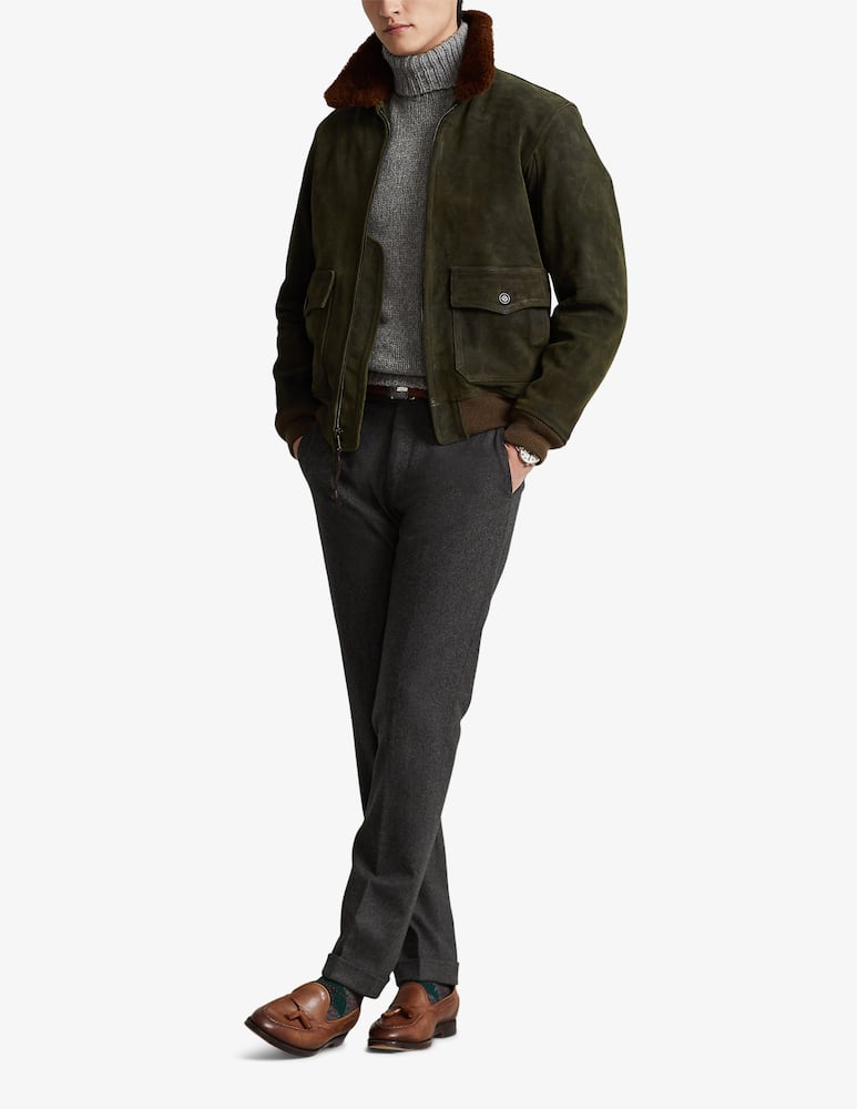 rinascente Polo Ralph Lauren Shearling jacket - Green