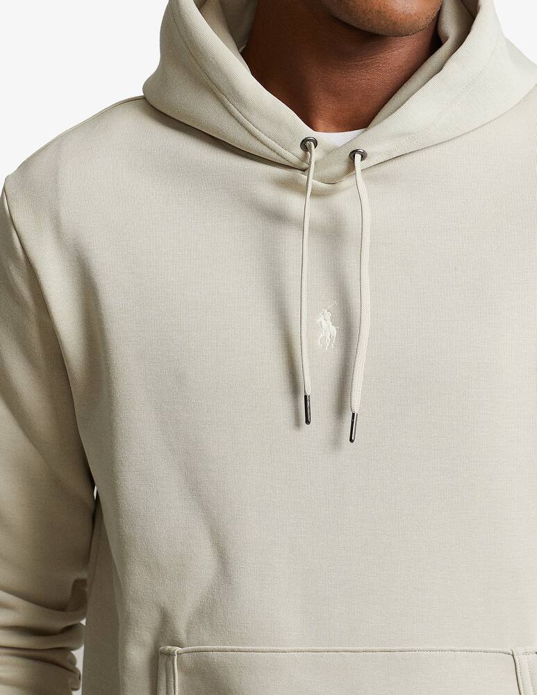 rinascente Polo Ralph Lauren Double knit tech pp central hoodie - Beige